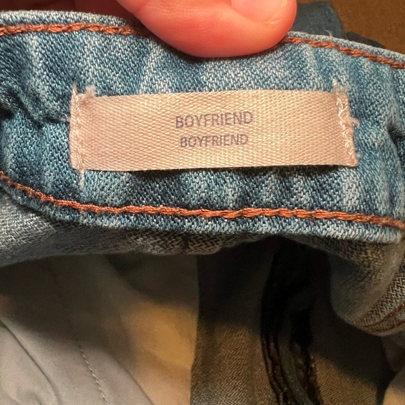Women’s Boyfriend Fit Blue Jeans with Cargo Pockets Size 8R - Picture 4 of 6